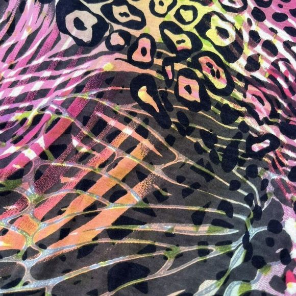 Multicolor Animal Print Women's Top - Picture 3 of 3